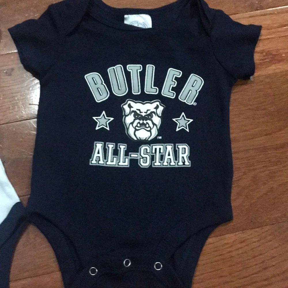 NWOT Two Butler onesies 0-3 months
